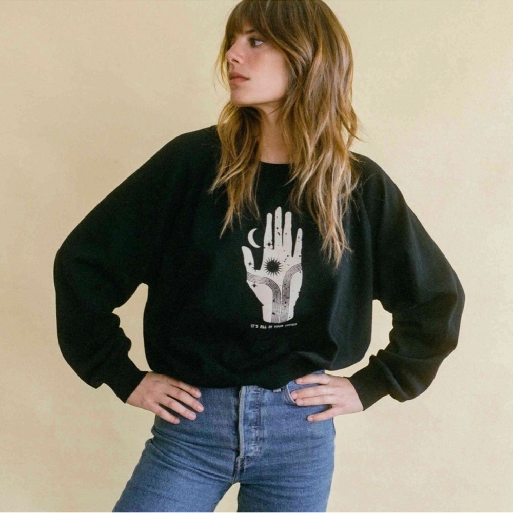 CHRISTY DAWN ITS ALL IN YOUR HANDS SONNY x THE REAL FUN, WOW! SWEATSHIRT S
